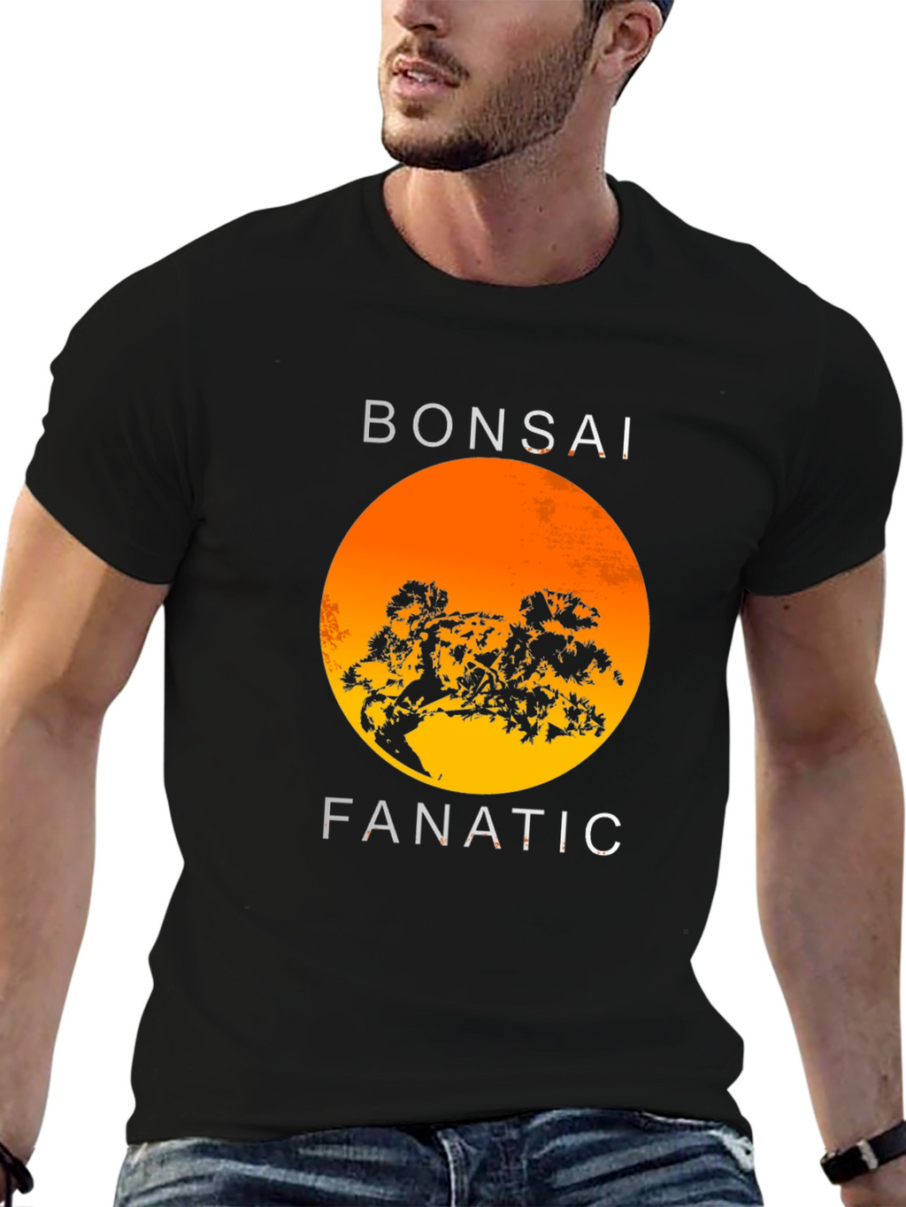 Bonsai Fanatic Black T-Shirt - Nature Inspired Tee