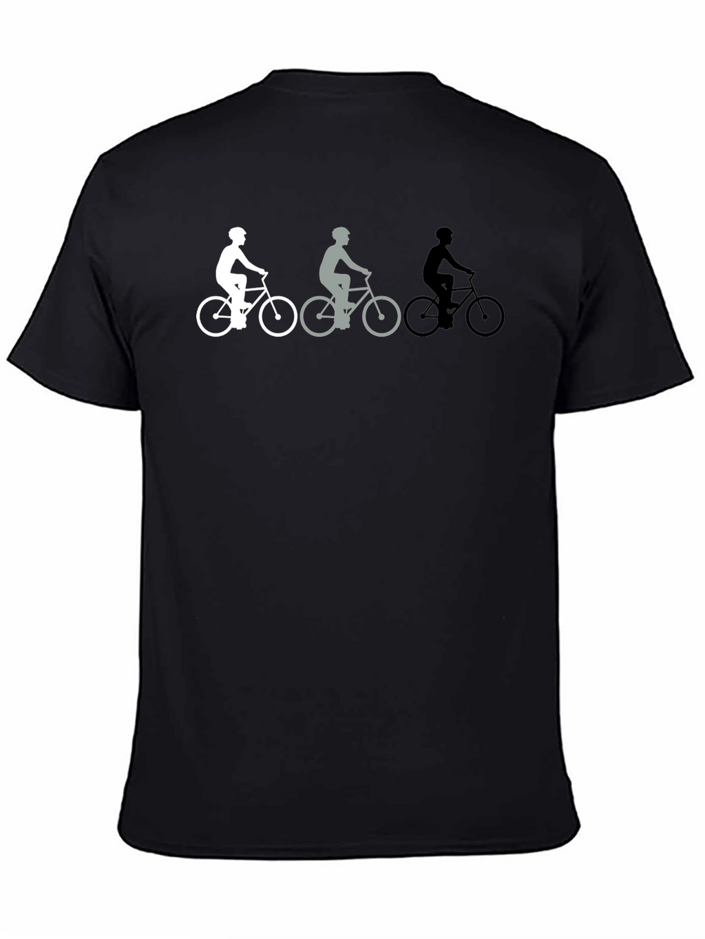 Biker Evolution Graphic Tee - Black Cotton T-Shirt