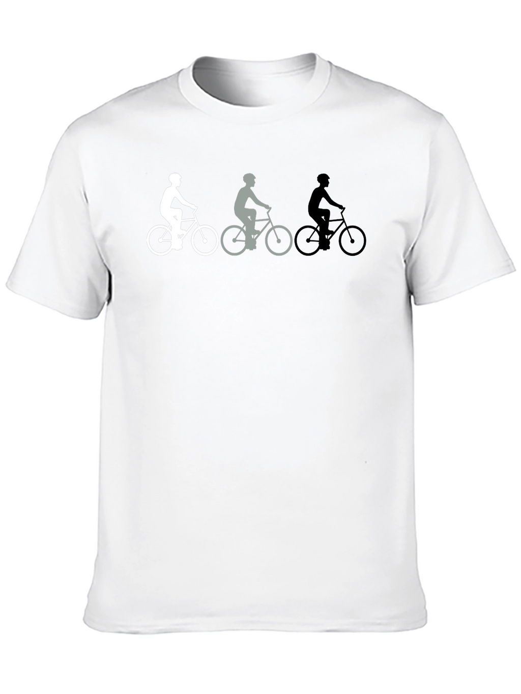 Biker Evolution Graphic Tee - Black Cotton T-Shirt