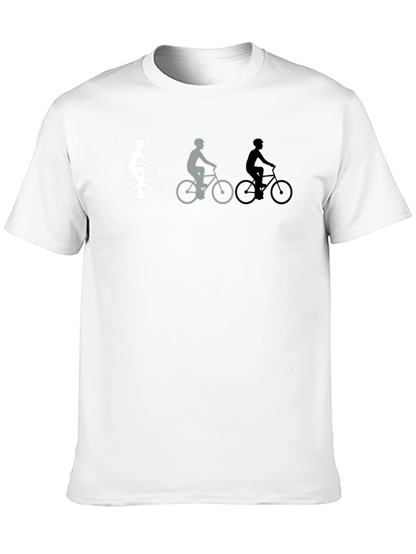Biker Evolution Graphic Tee - Black Cotton T-Shirt