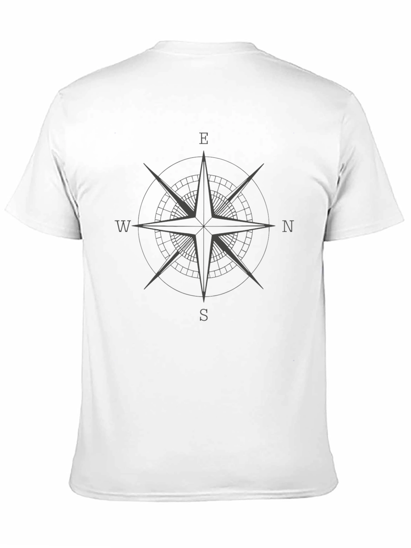 Compass Rose Graphic Tee - Classic Black T-Shirt