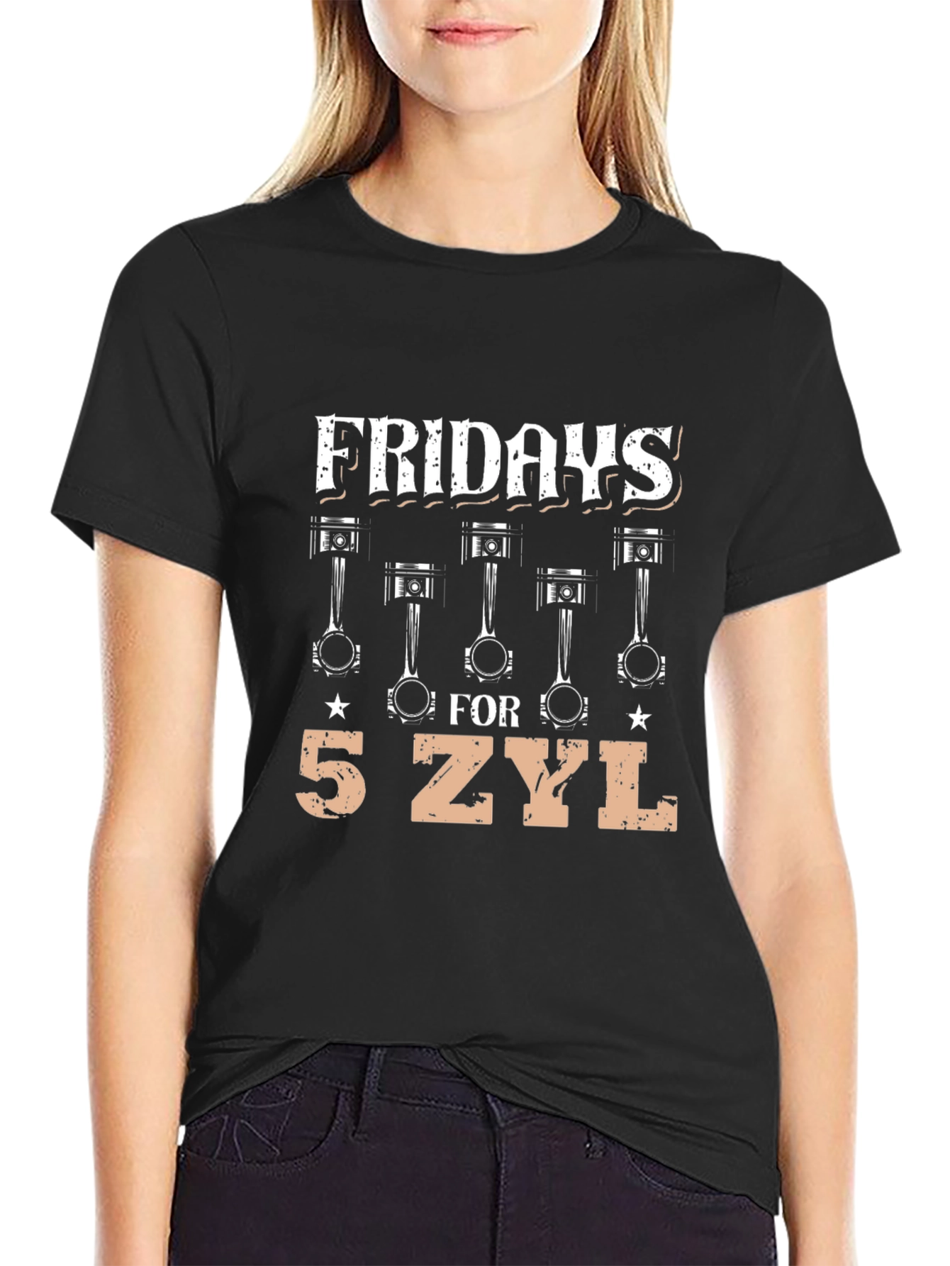Fridays for 5 Zyl Black T-Shirt