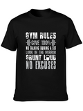 Gym Rules Graphic T-Shirt
