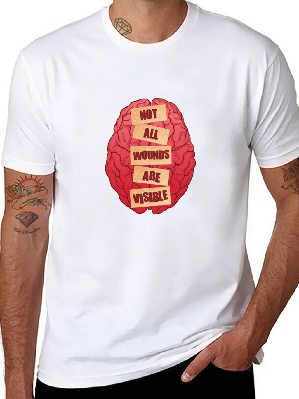 Not All Wounds Are Visible Graphic Tee