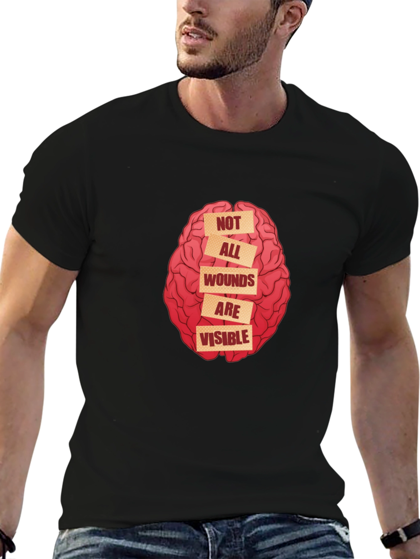 Not All Wounds Are Visible Graphic Tee