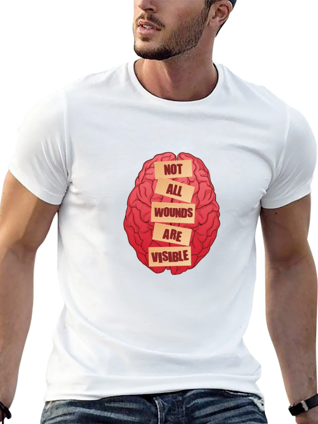 Not All Wounds Are Visible Graphic Tee