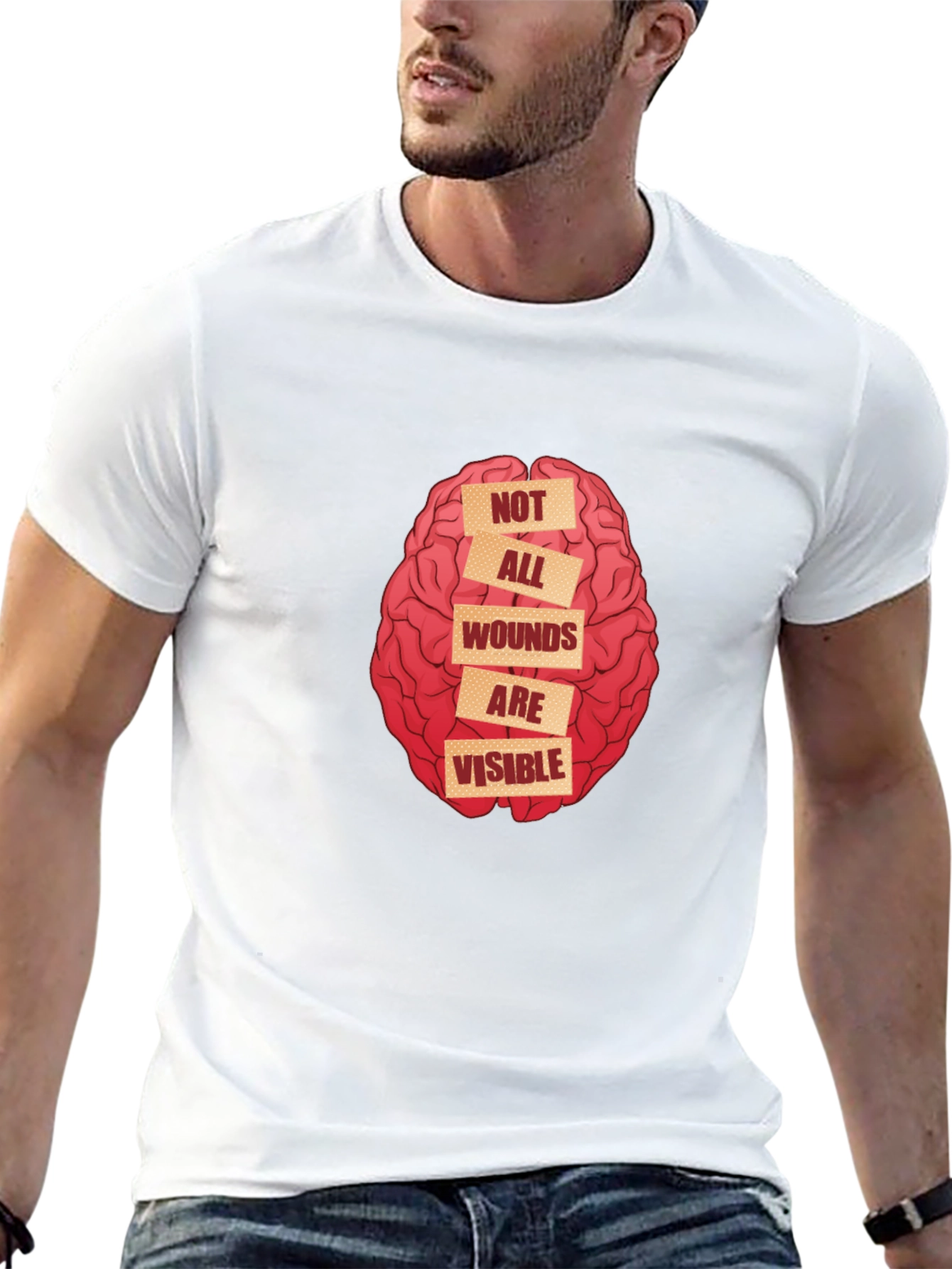Not All Wounds Are Visible Graphic Tee
