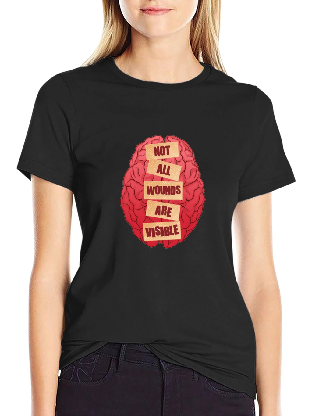 Not All Wounds Are Visible Graphic Tee