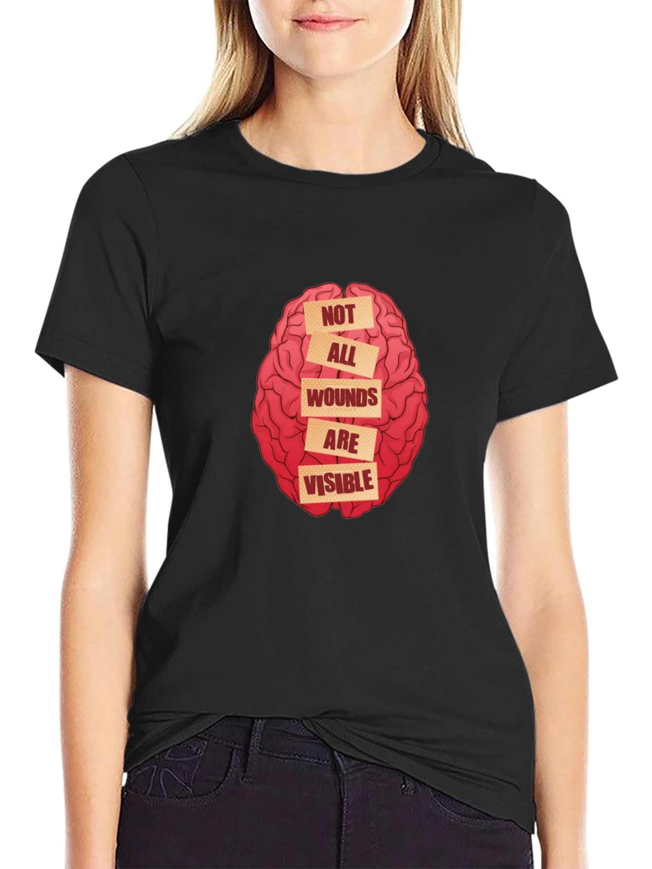 Not All Wounds Are Visible Graphic Tee