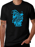 First Learn the Rules Graphic Tee - Black