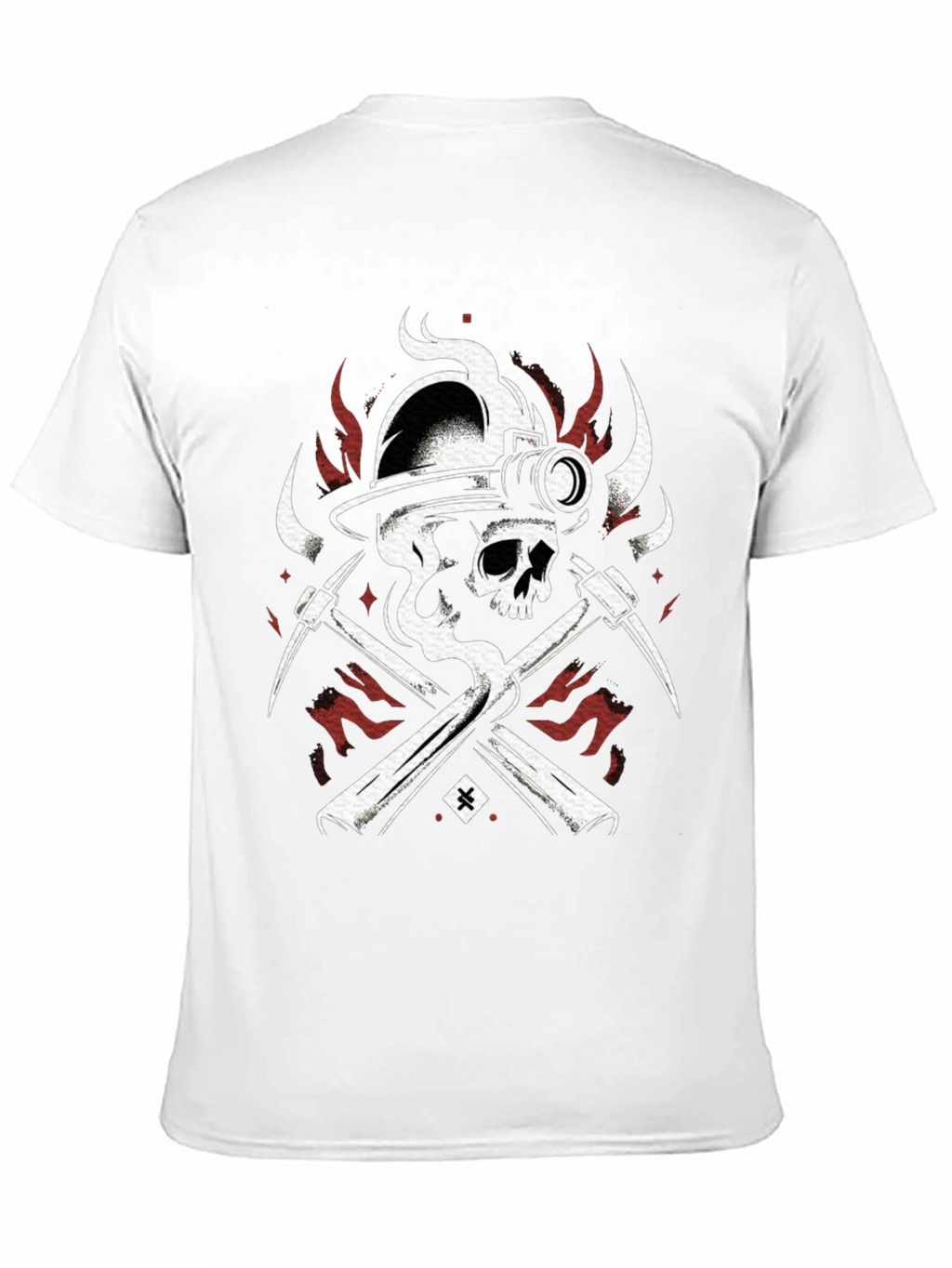 Skull Miner Black T-Shirt