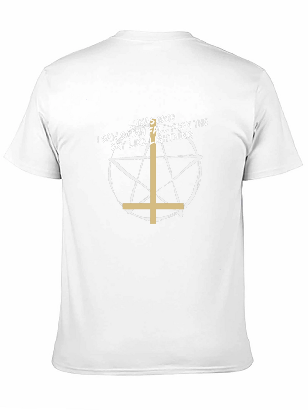 Satan Falling T-Shirt - Lukas 10:18 Tee