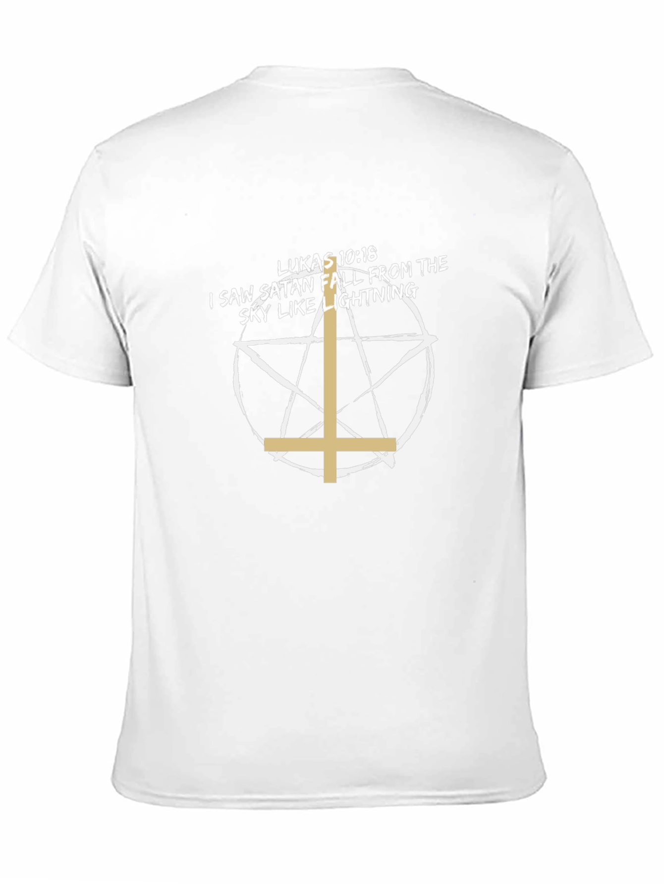 Satan Falling T-Shirt - Lukas 10:18 Tee