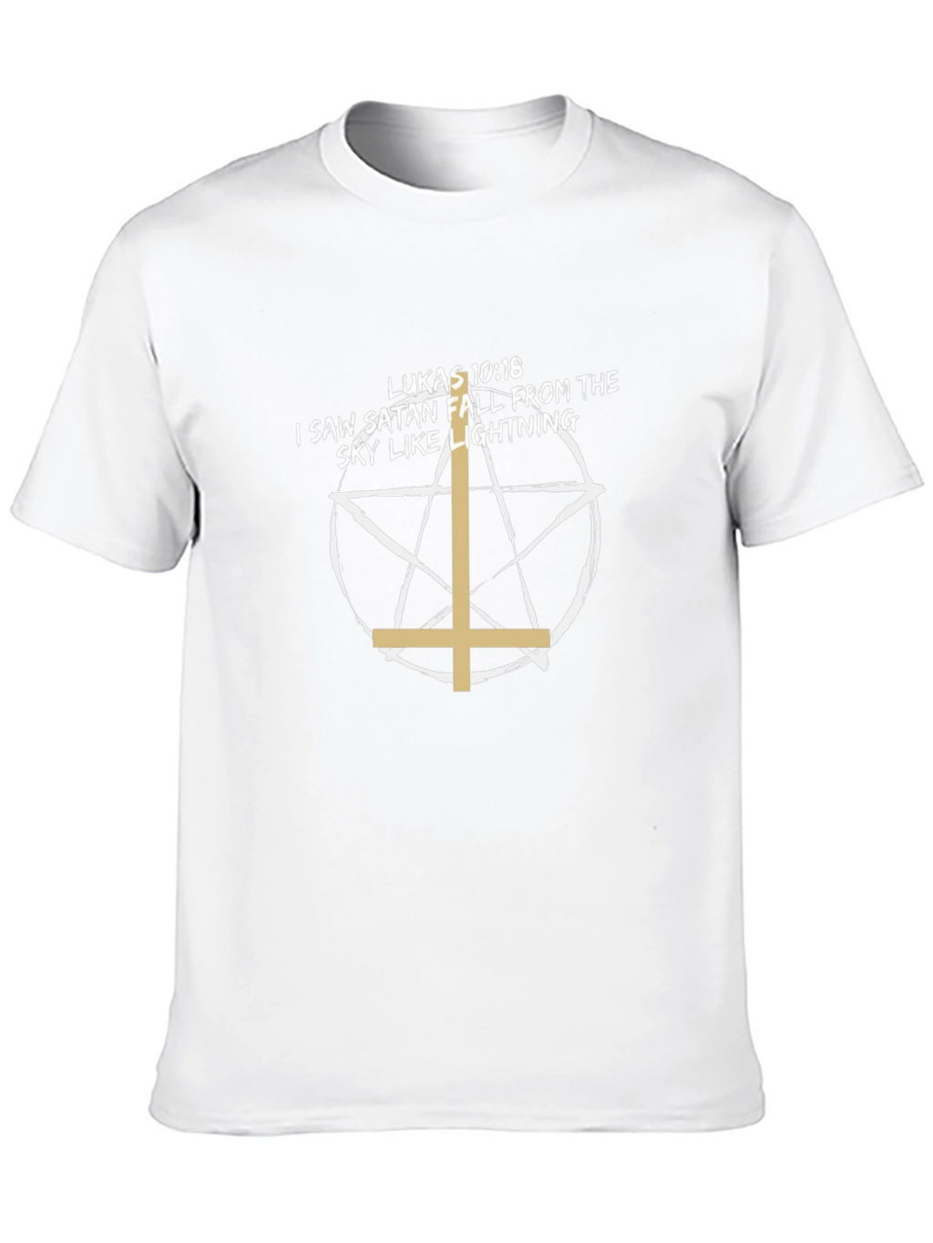 Satan Falling T-Shirt - Lukas 10:18 Tee