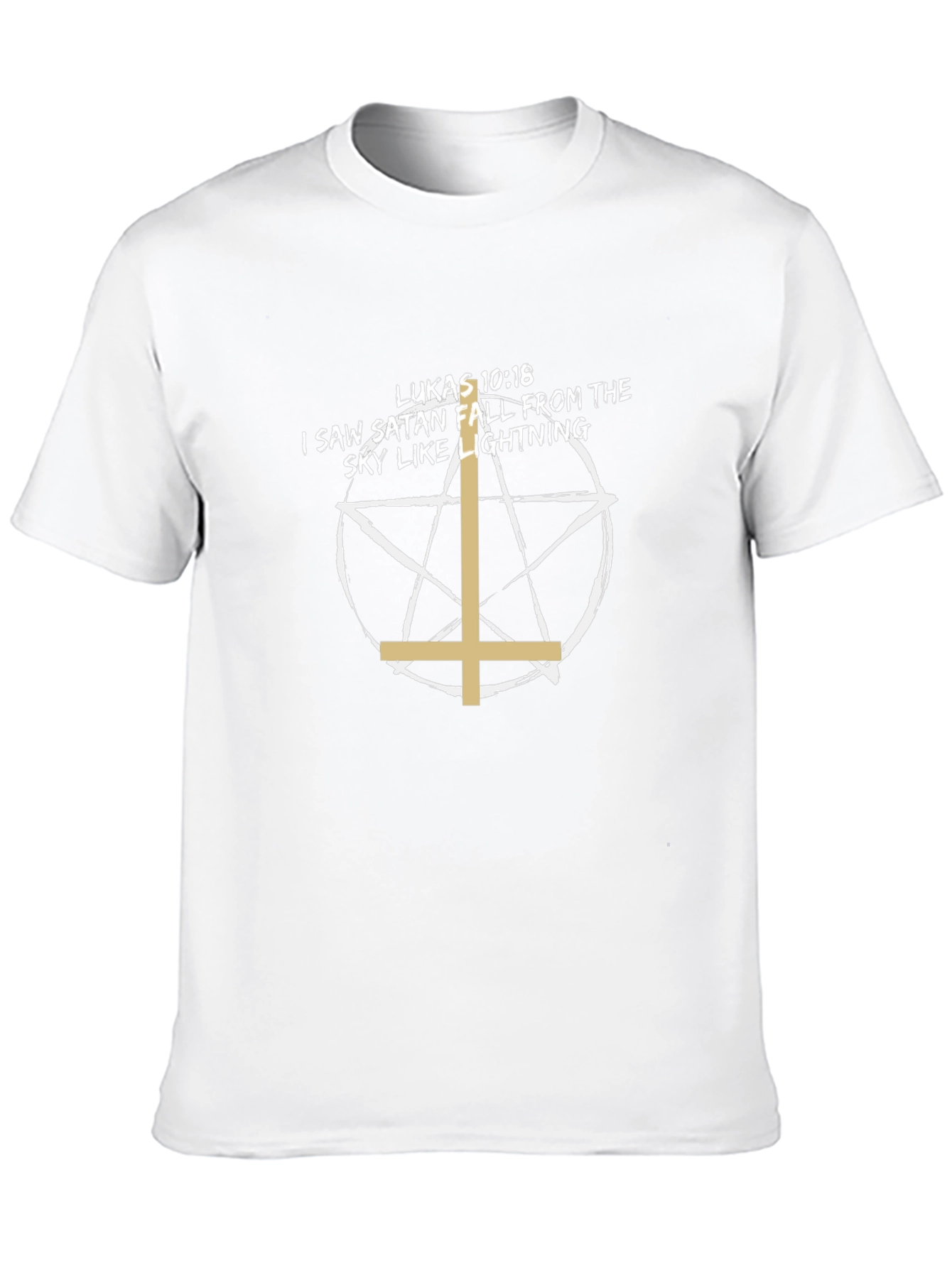 Satan Falling T-Shirt - Lukas 10:18 Tee