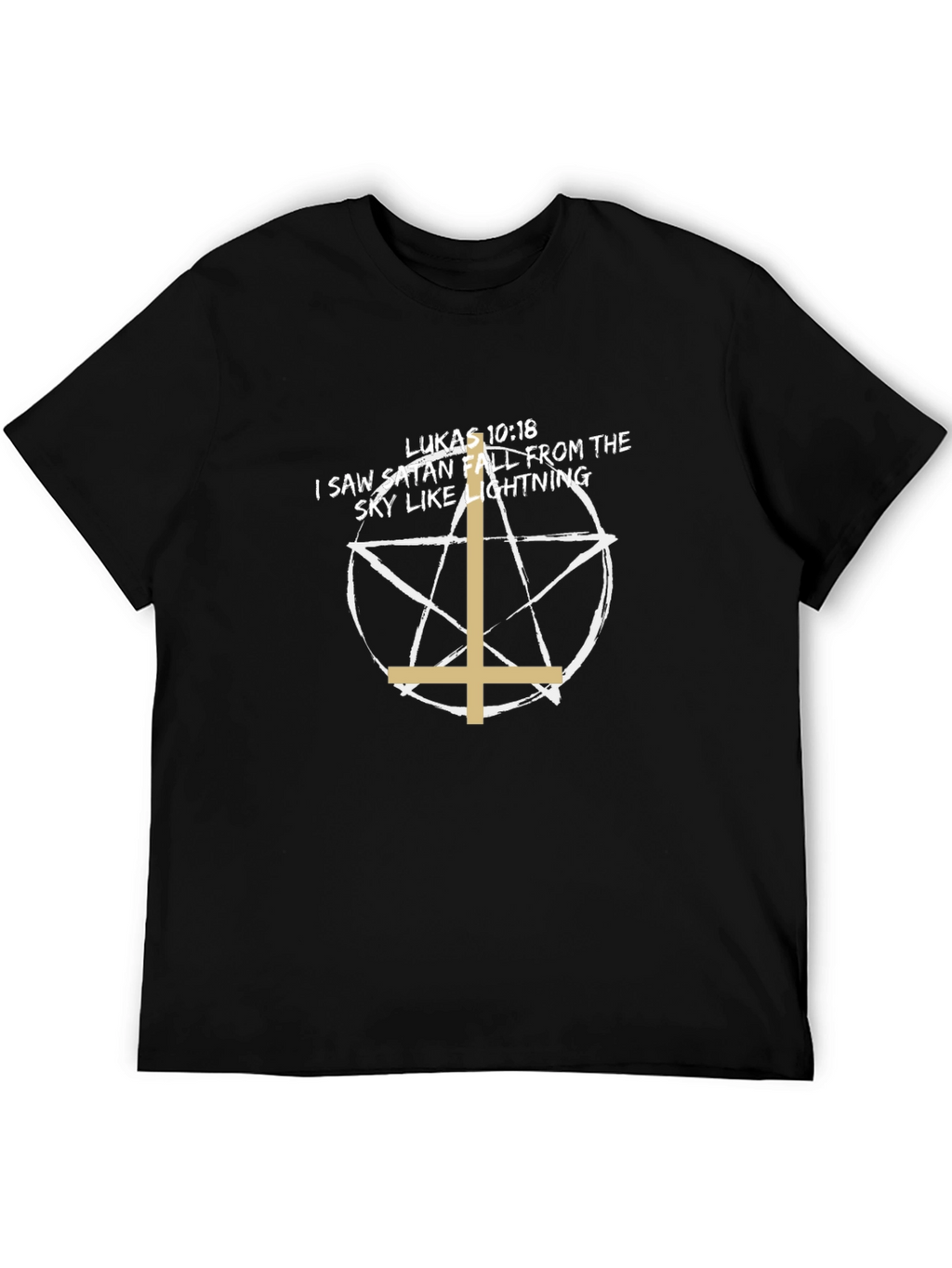 Satan Falling T-Shirt - Lukas 10:18 Tee