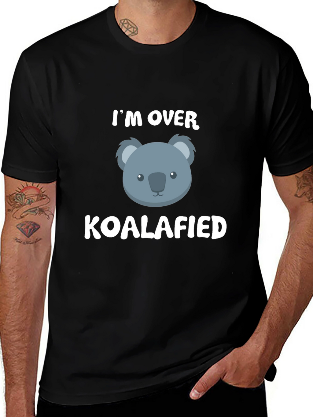 Im Over Koalafied T-Shirt Funny Koala Tee