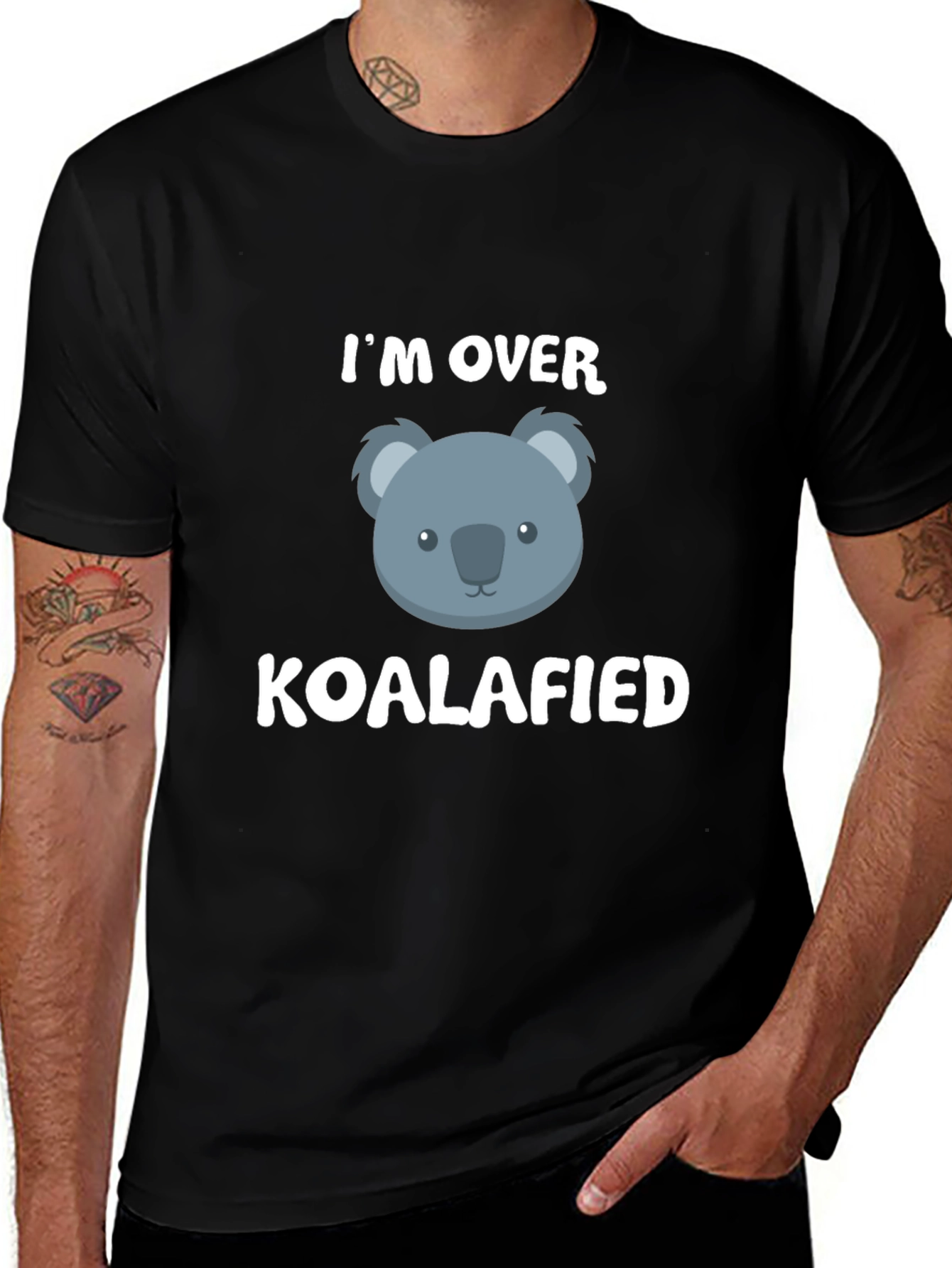 Im Over Koalafied T-Shirt Funny Koala Tee