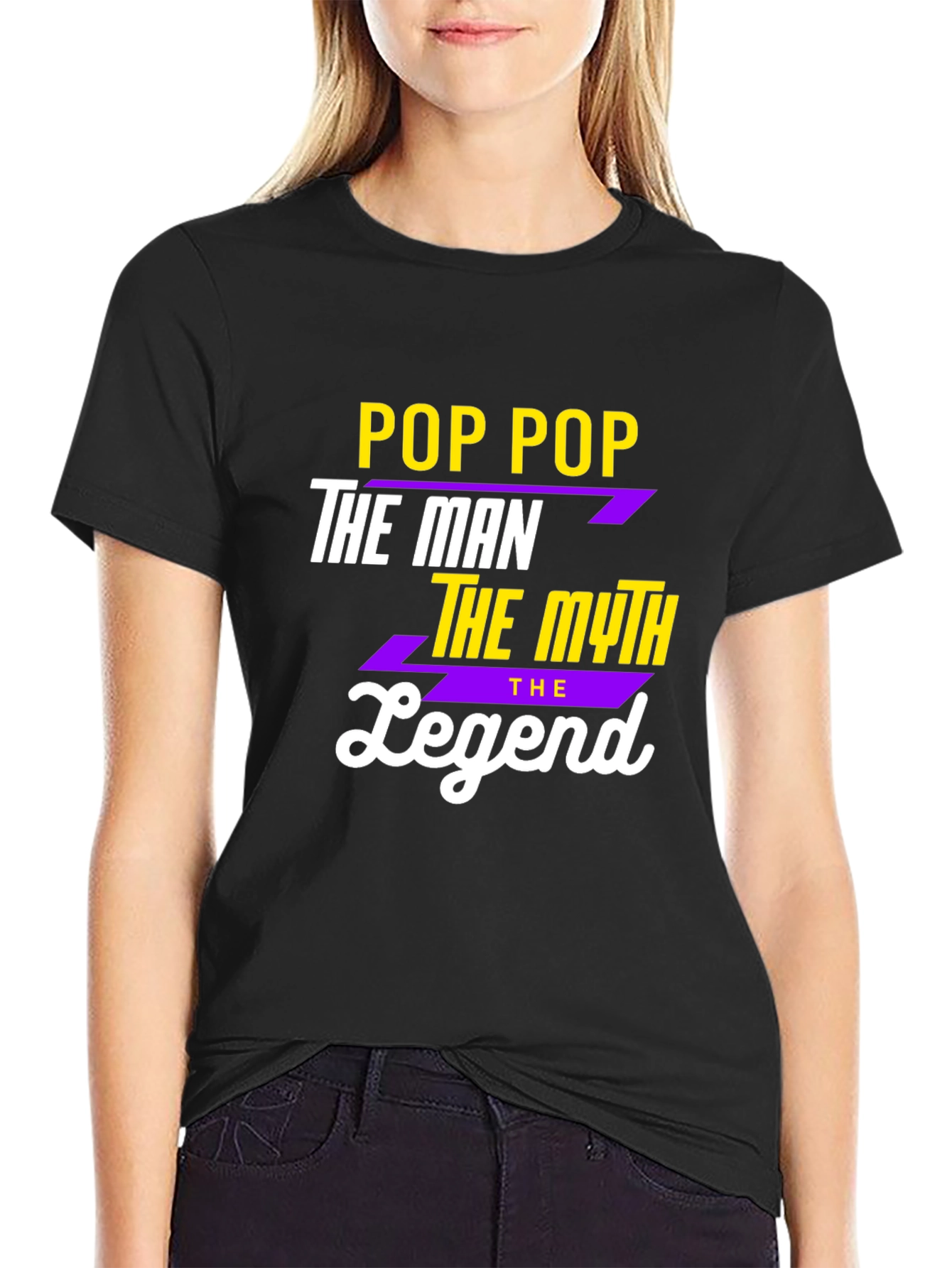 Pop Pop The Man The Myth The Legend Graphic Tee