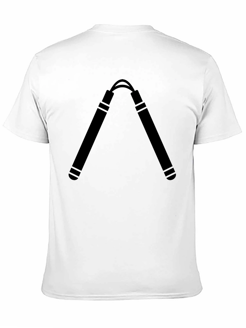Nunchuck Graphic Tee - Black Martial Arts T-Shirt