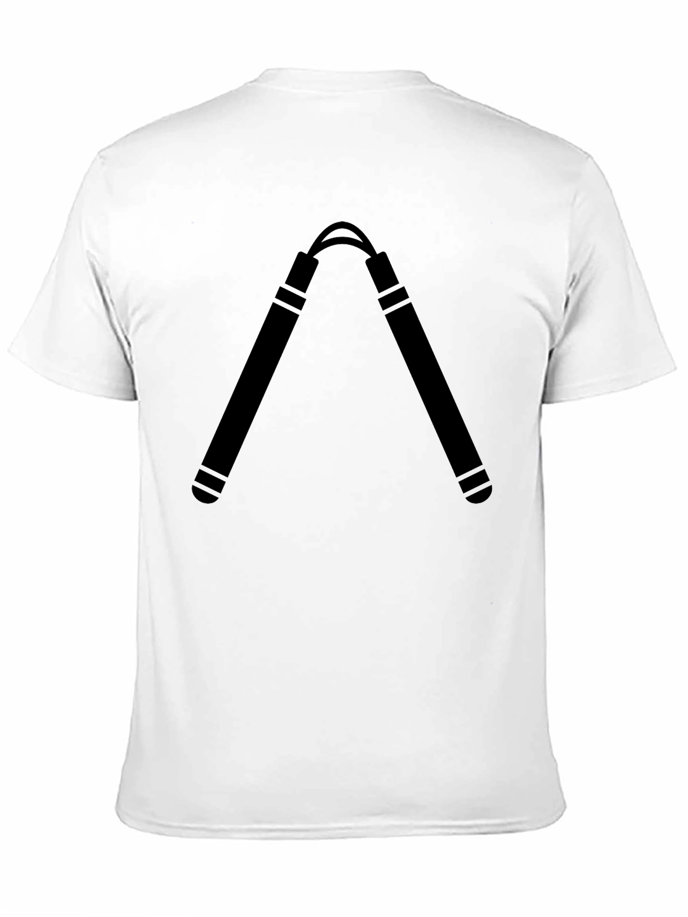 Nunchuck Graphic Tee - Black Martial Arts T-Shirt