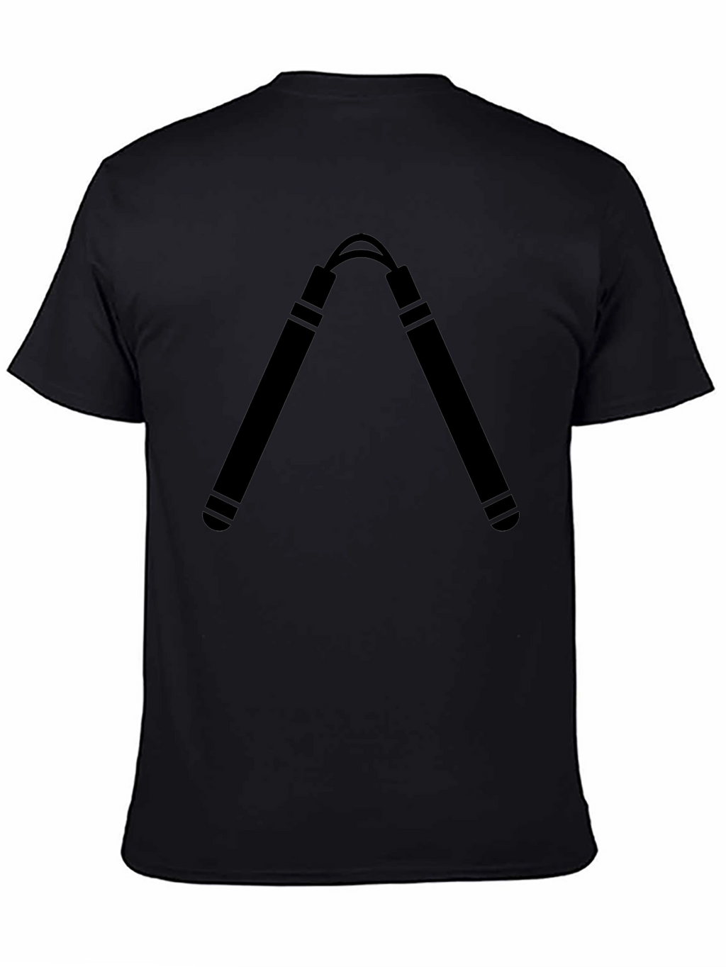 Nunchuck Graphic Tee - Black Martial Arts T-Shirt