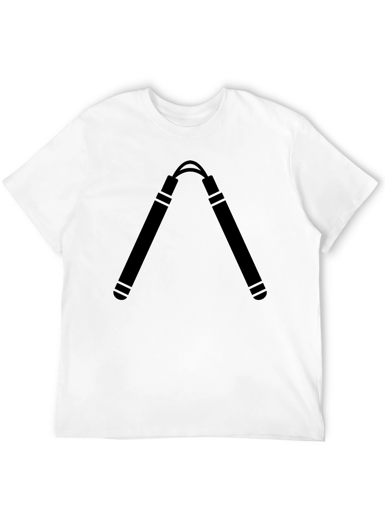 Nunchuck Graphic Tee - Black Martial Arts T-Shirt