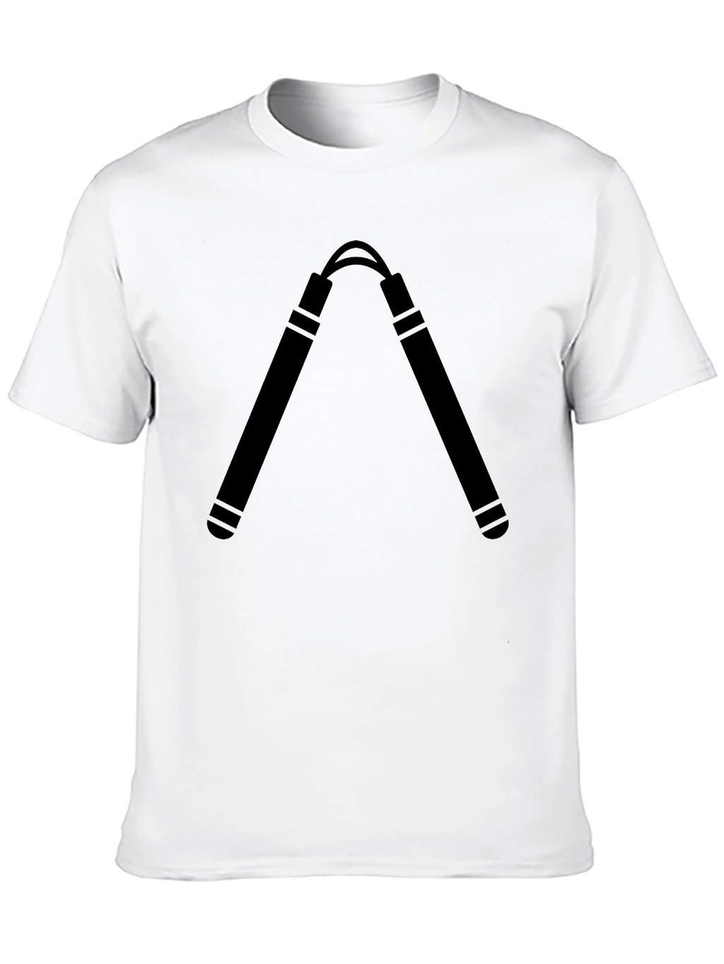Nunchuck Graphic Tee - Black Martial Arts T-Shirt
