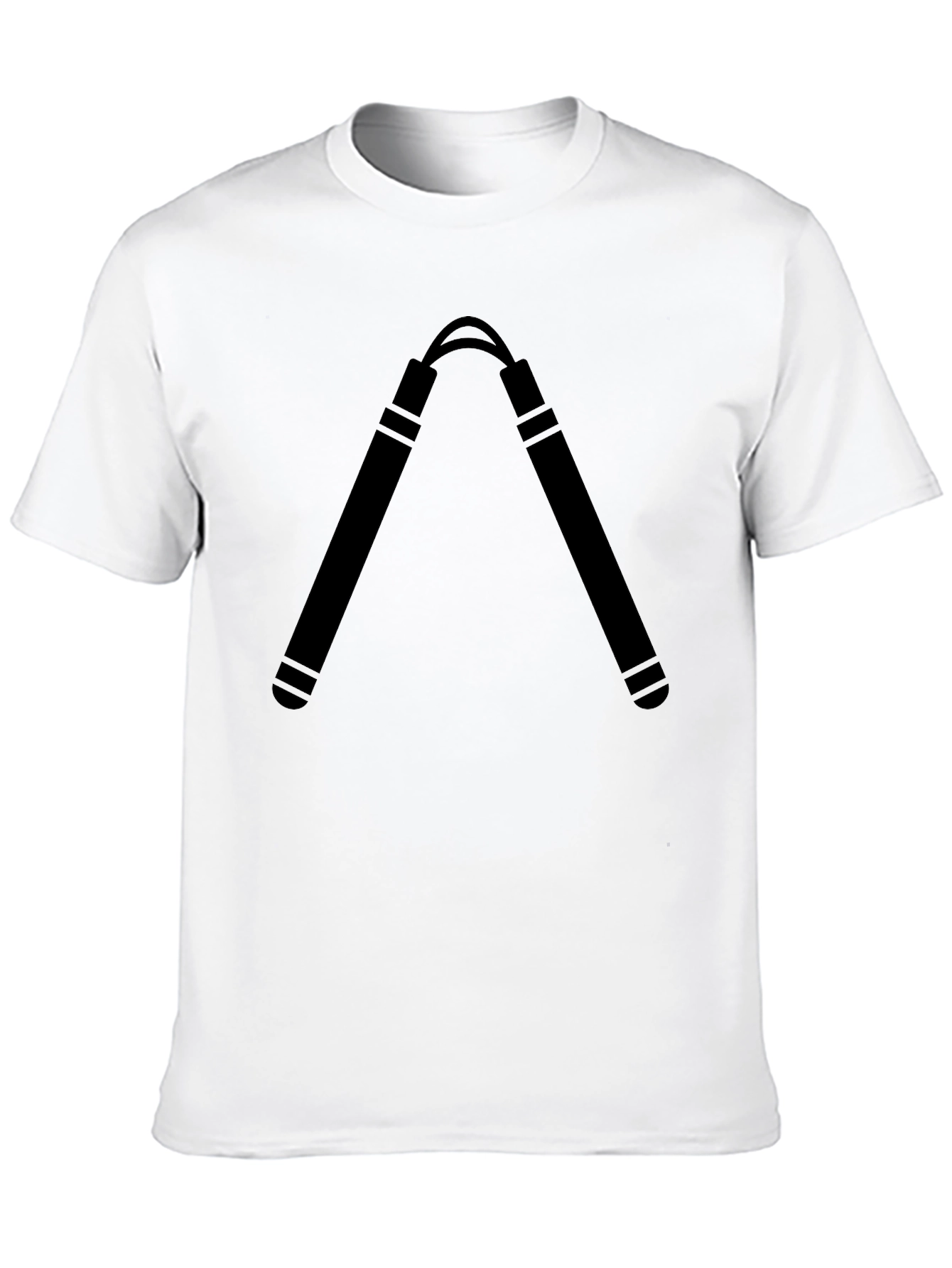 Nunchuck Graphic Tee - Black Martial Arts T-Shirt