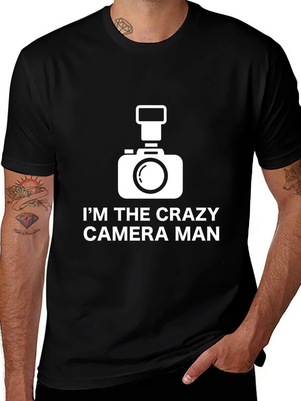 Crazy Camera Man T-Shirt