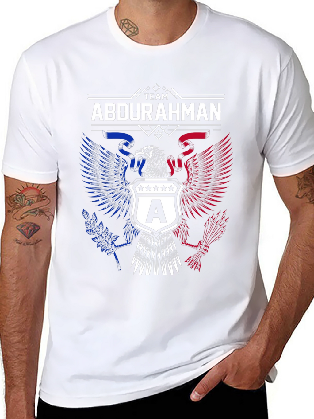 Team Abdurahman Patriotic Eagle T-Shirt
