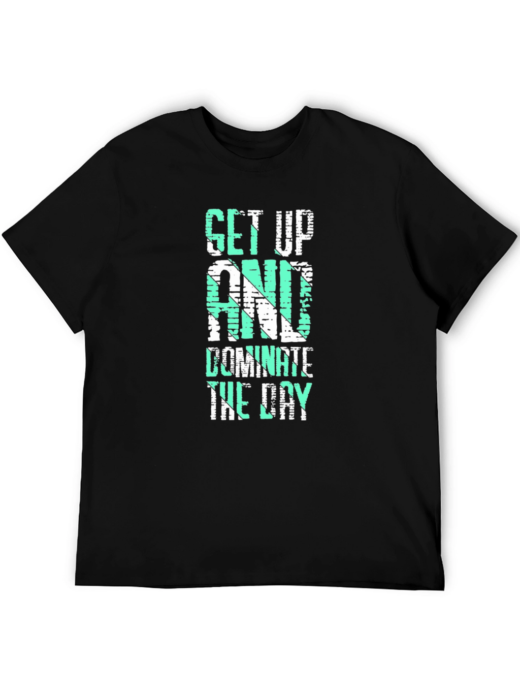 Mens Black Motivational T-Shirt