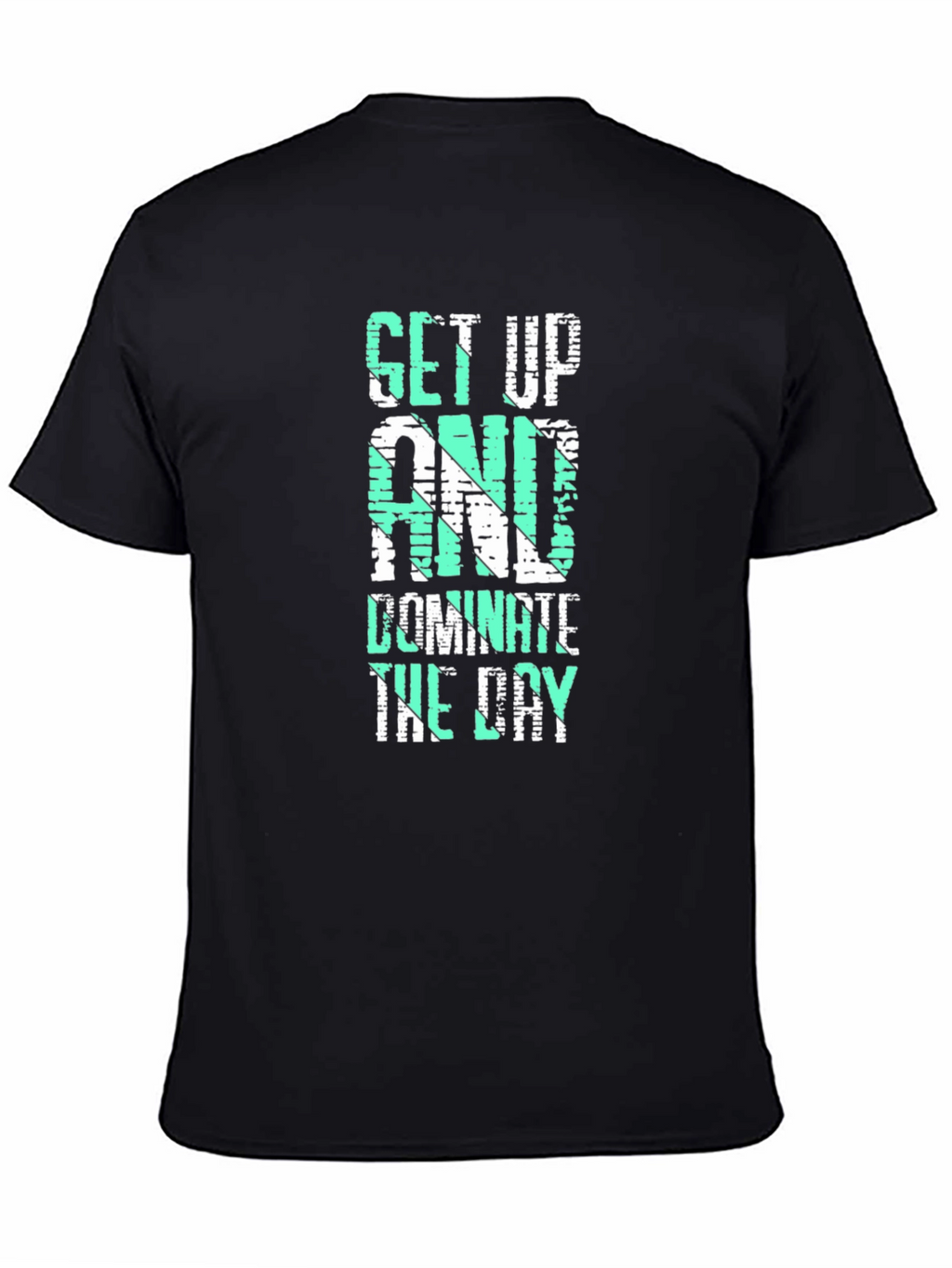 Mens Black Motivational T-Shirt