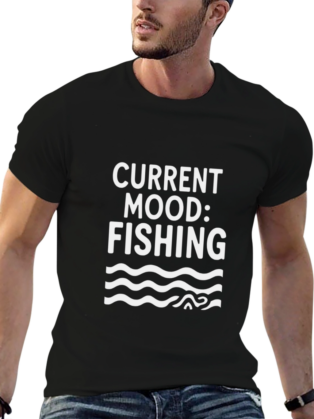 Current Mood: Fishing Graphic Tee