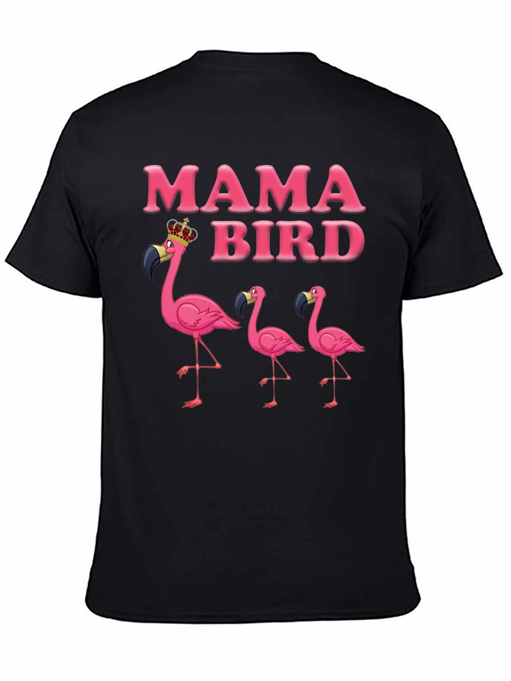 Mama Bird Flamingo T-Shirt