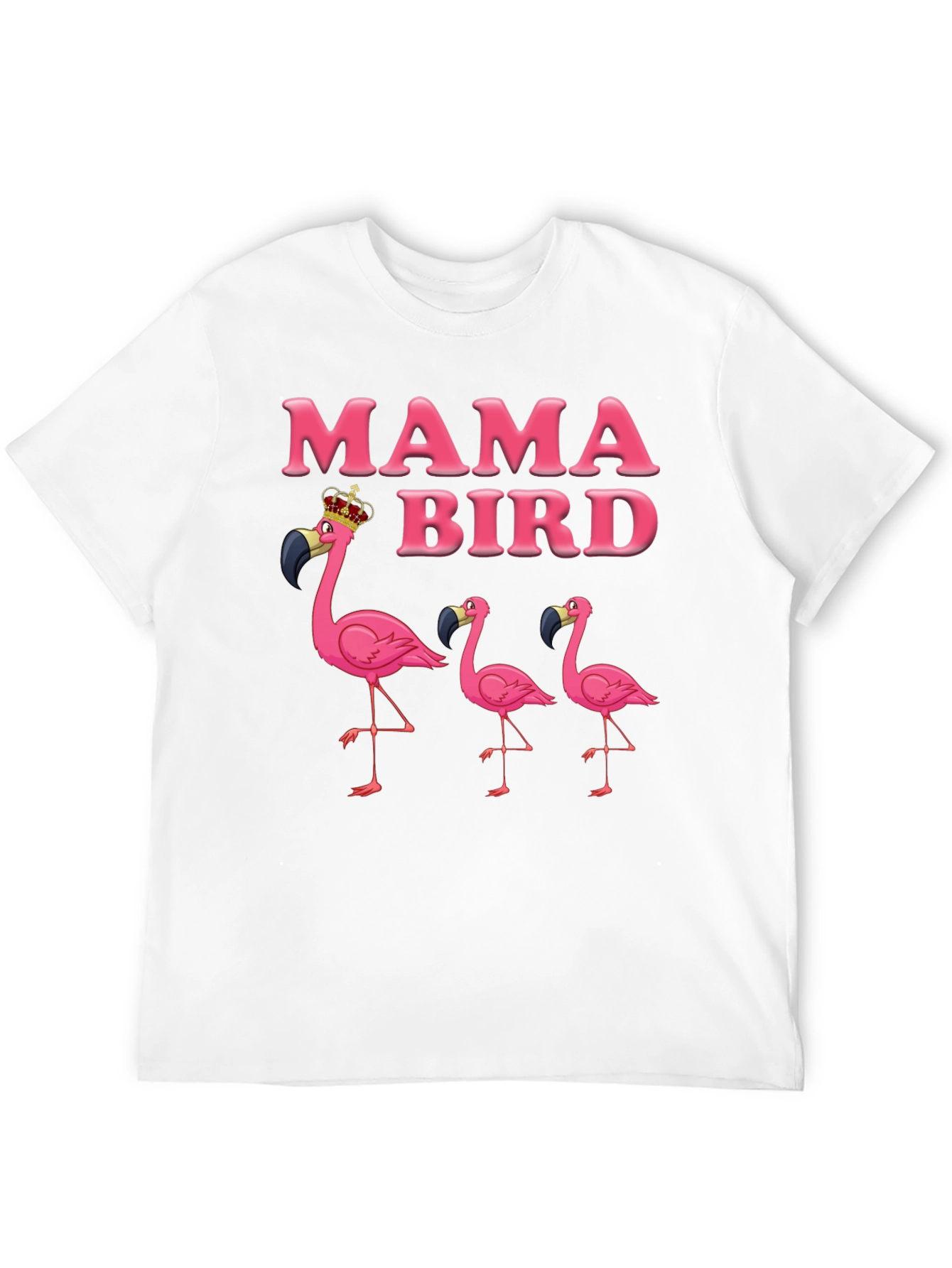 Mama Bird Flamingo T-Shirt