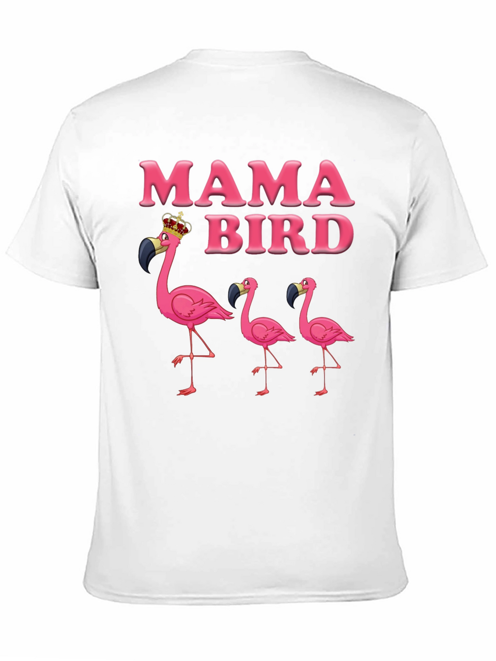 Mama Bird Flamingo T-Shirt