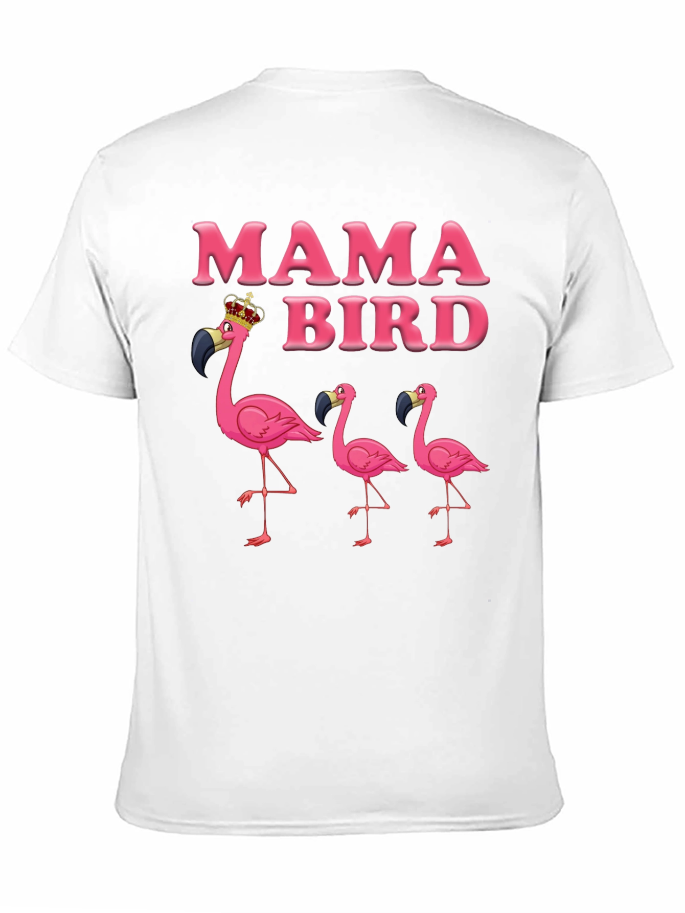 Mama Bird Flamingo T-Shirt