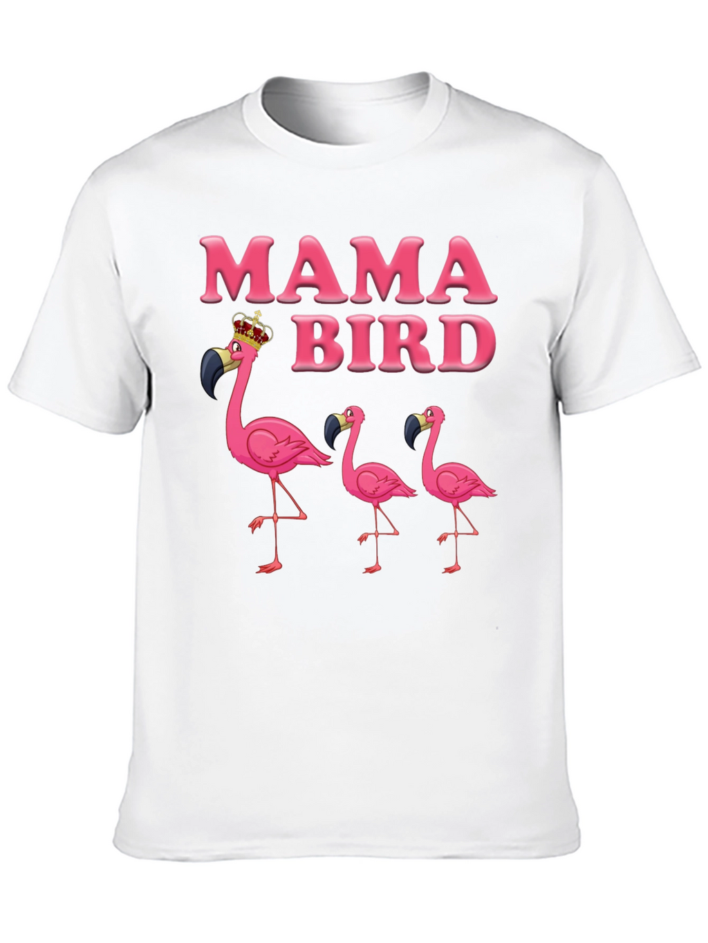Mama Bird Flamingo T-Shirt