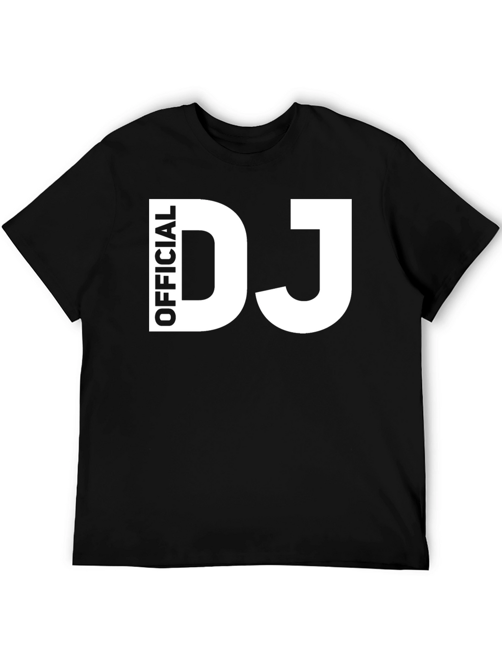 Official DJ Graphic Tee - Black Cotton