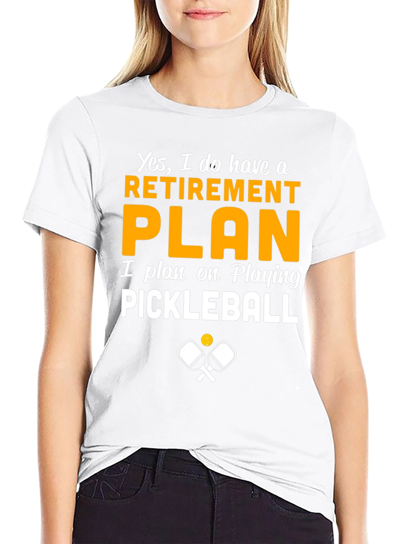 Retirement Plan Pickleball T-Shirt