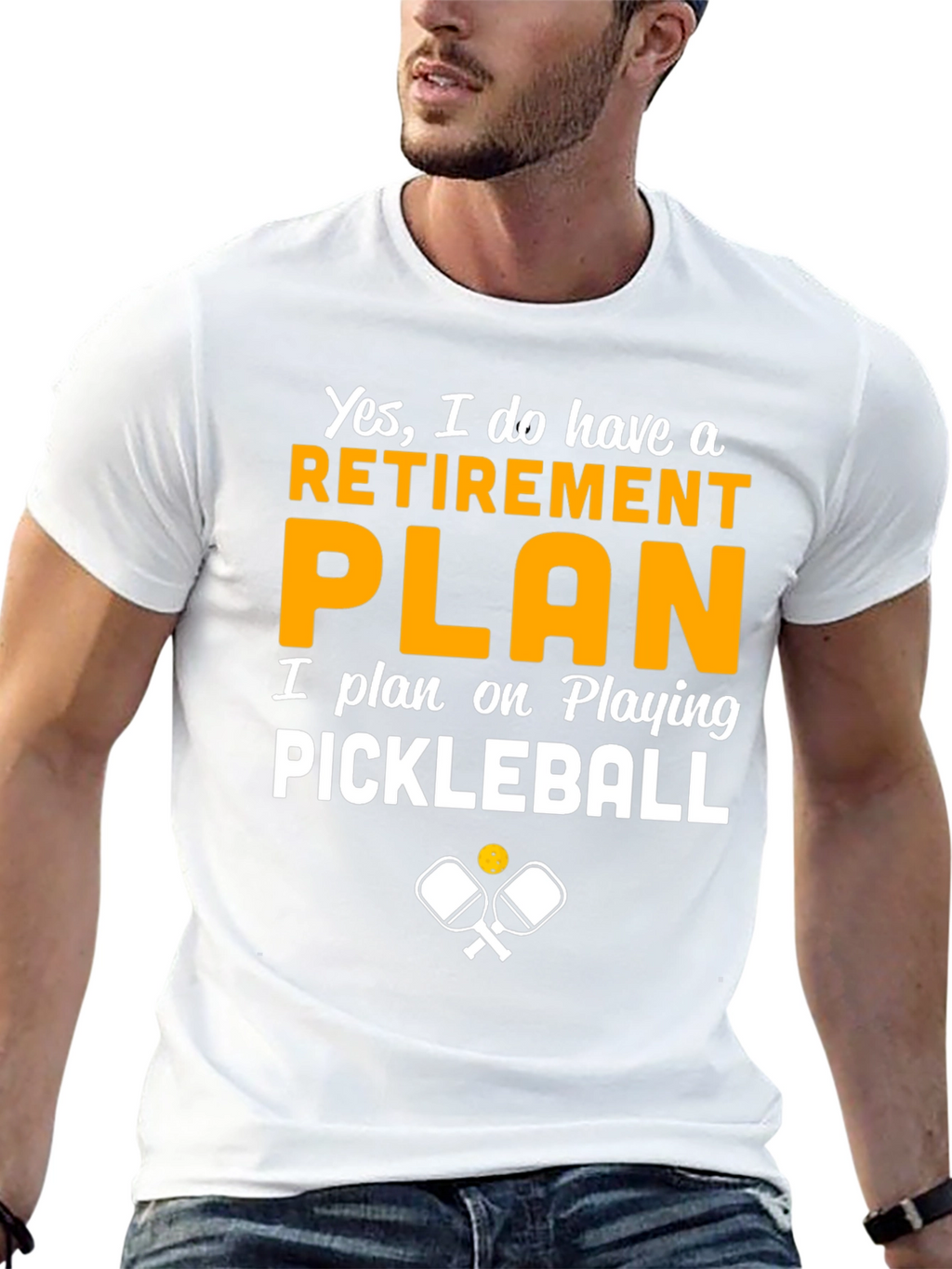 Retirement Plan Pickleball T-Shirt
