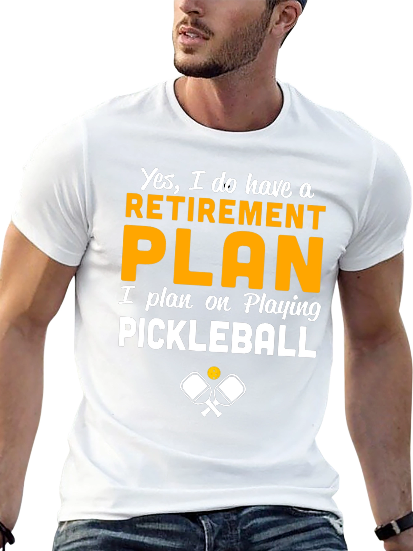 Retirement Plan Pickleball T-Shirt