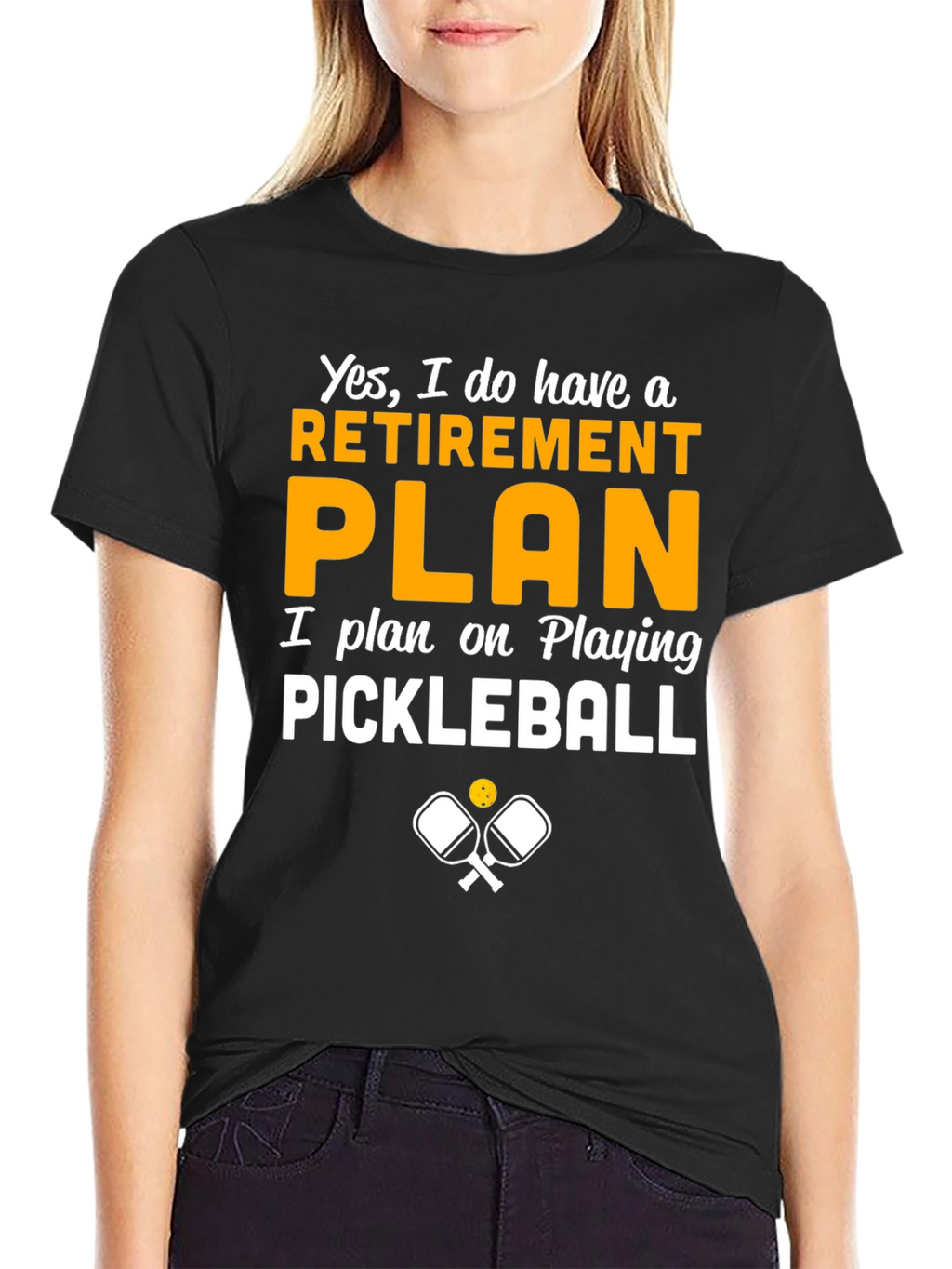 Retirement Plan Pickleball T-Shirt