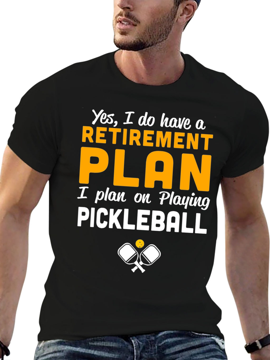 Retirement Plan Pickleball T-Shirt