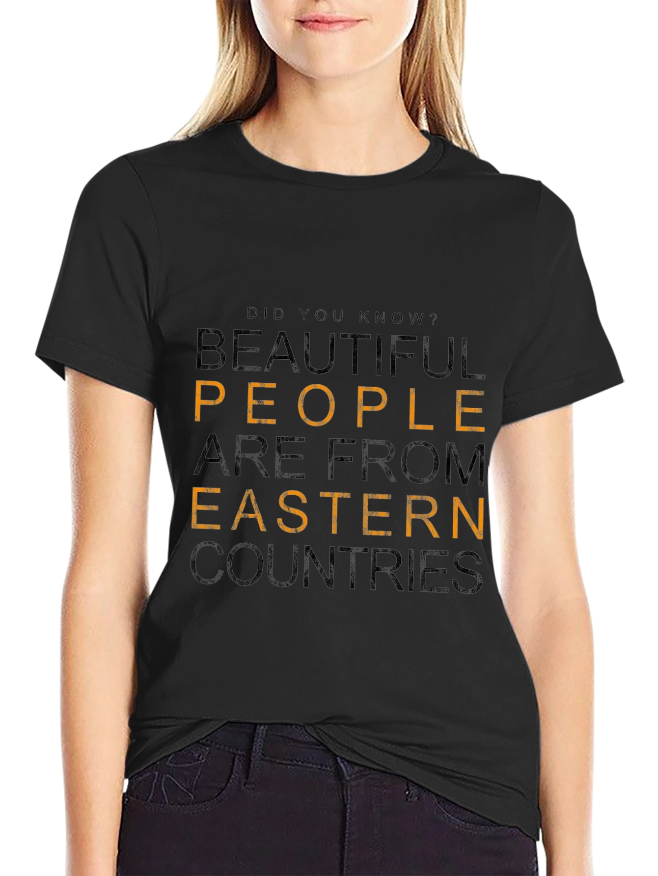 Eastern Countries Beautiful People Graphic T-Shirt