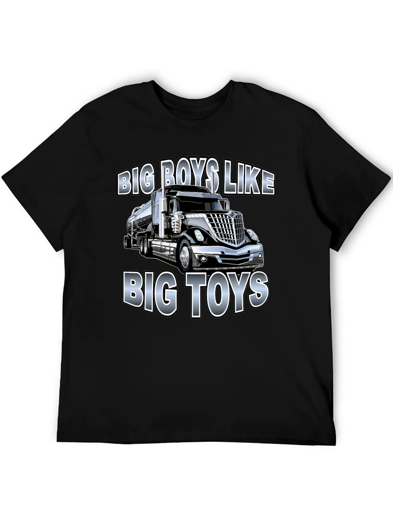 Big Boys Like Big Toys Trucker T-Shirt