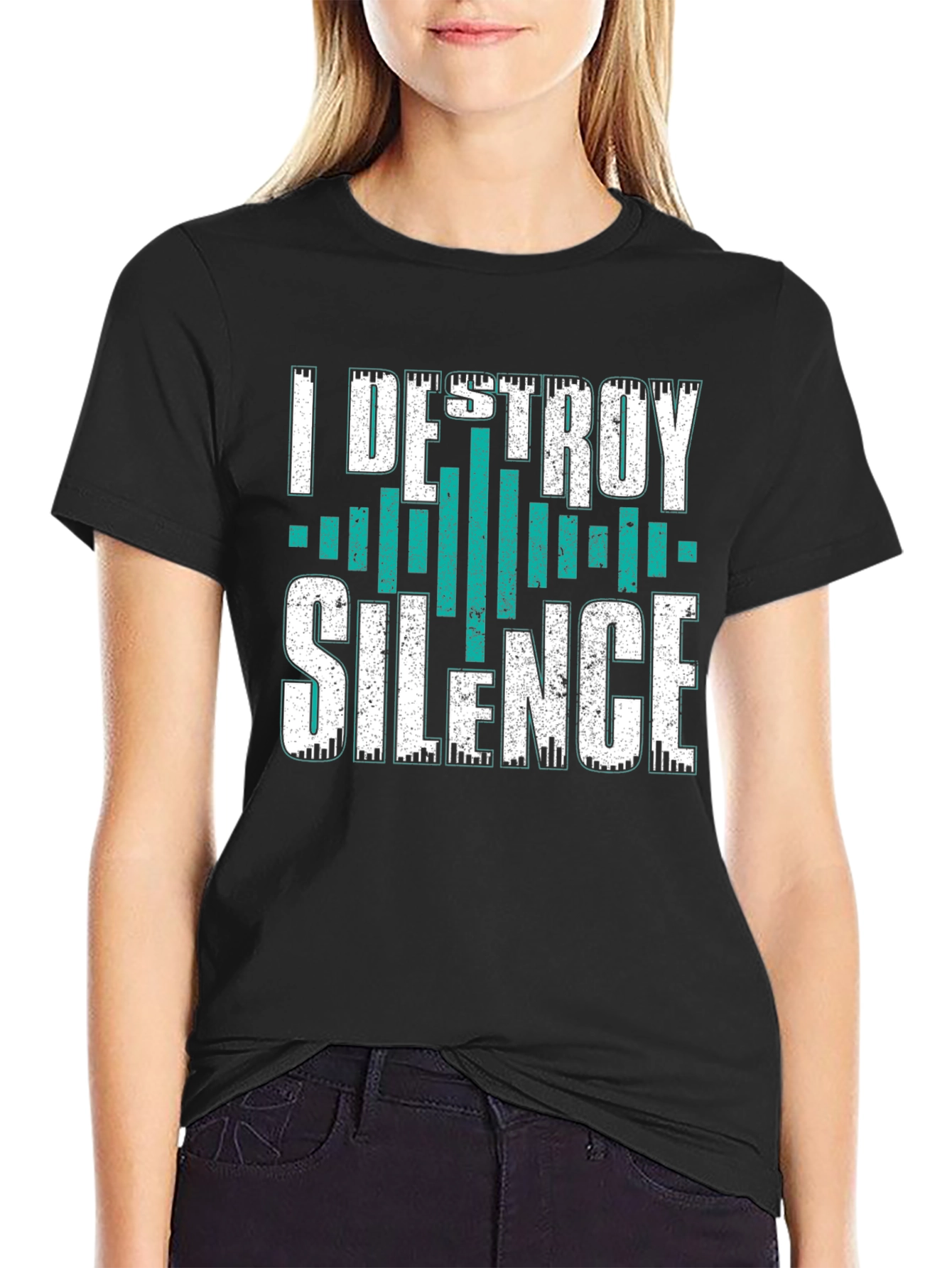 I Destroy Silence Graphic T-Shirt