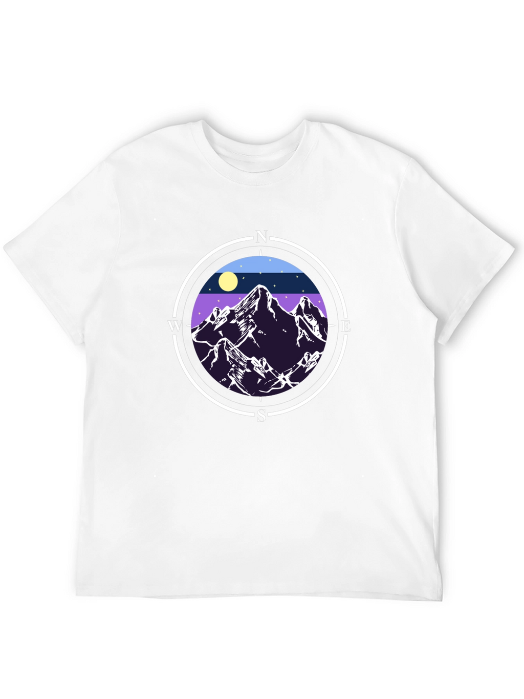 Mountain Compass Graphic Tee - Adventure Awaits!