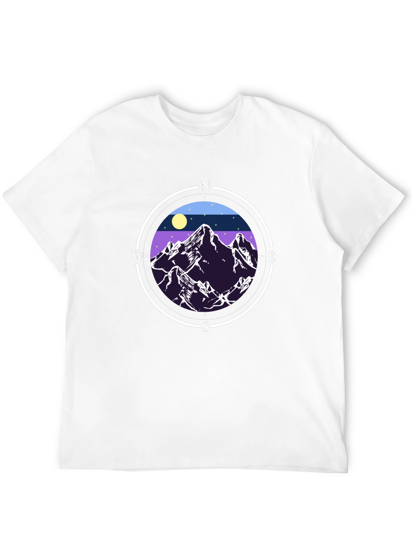 Mountain Compass Graphic Tee - Adventure Awaits!